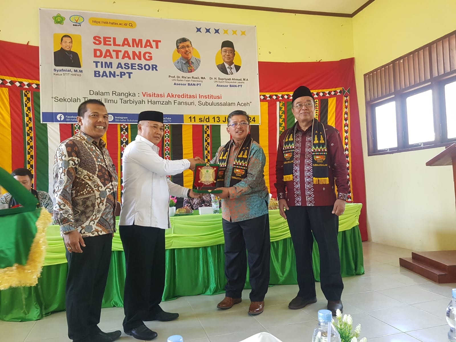 Terkait Akreditasi, Tim Asesor BAN PT Ke STIT Hafas Subulussalam