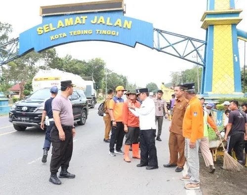 Pj Wali Kota Tebingtinggi Pimpin Apel Kesiapan Kurve Jelang F1H20 Boat Race