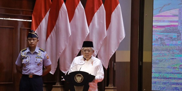 Wapres Ma'ruf Amin Apresiasi Aceh Terdepan Terapkan Ekonomi Syari'ah