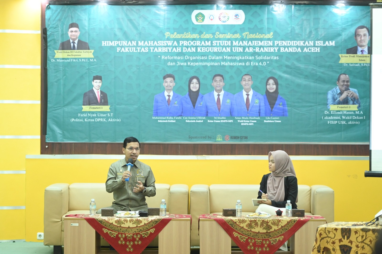 Ketua DPRK Banda Aceh Isi Seminar di UIN Ar-Raniry