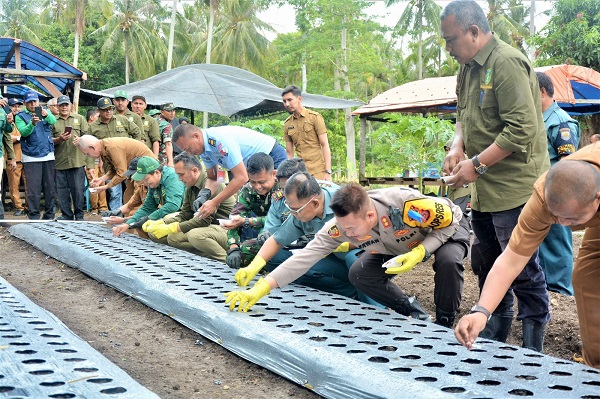 Tekan Inflasi, Pemko Sabang Bagikan 2000 Kg Bibit Bawang Merah