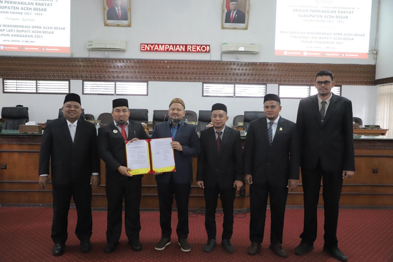 Pj Bupati Apresiasi Rekomendasi DPRK Aceh Besar Terhadap LKPJ TA 2023