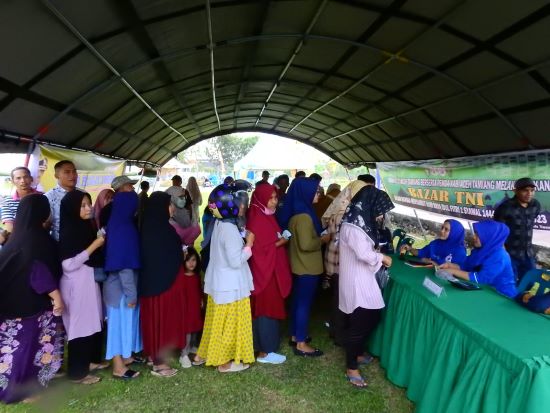 Kodim Aceh Tamiang Gelar Bazar Ramadan