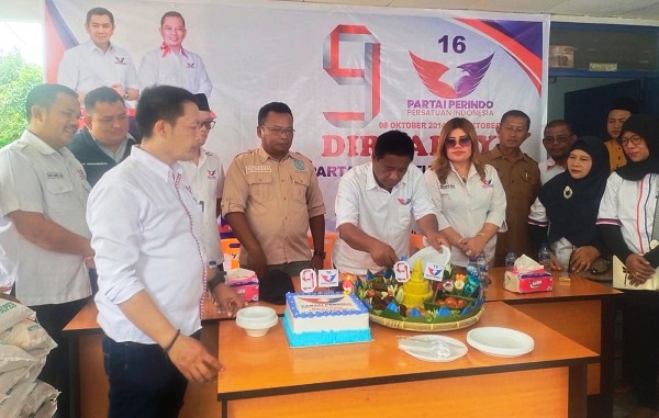 HUT Perindo, Gunung Siagian Imbau Bacaleg Jaga Kekompakan Raih Kemenangan