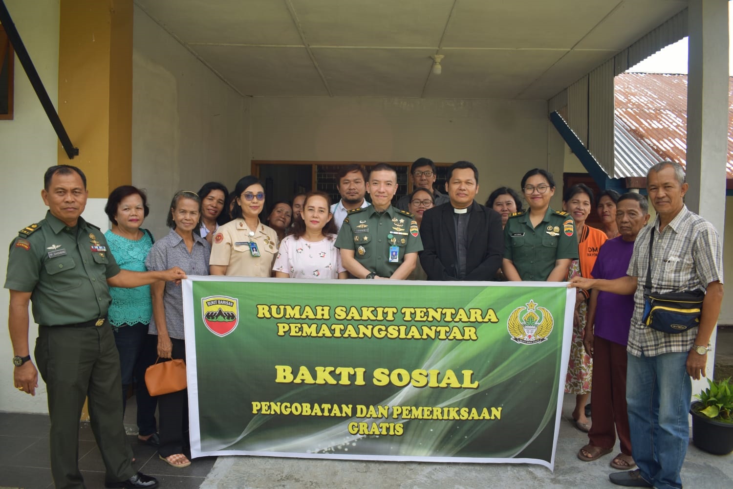 RS Tentara P.Siantar Gelar Baksos Pengobatan Gratis Bagi Lansia