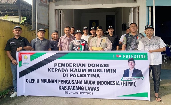 Baznas Palas Terima Donasi Palestina Dari BPC HIPMI