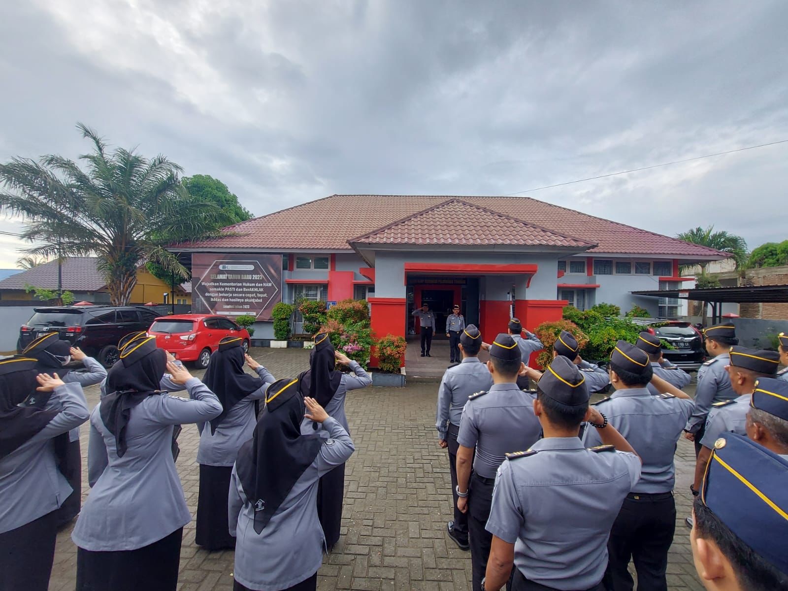 Kakanwil Kemenkumham Aceh Pimpin Apel Di Bapas Banda Aceh