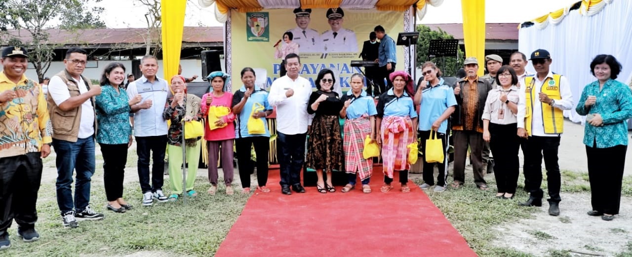 Pemkab Simalungun Gelar Pelayanan Adminduk Dan Kesehatan Di Dolok Silau