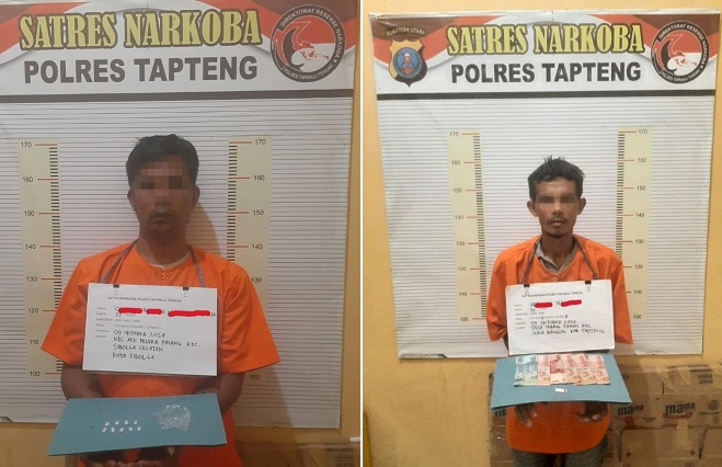 Polres Tapteng Tangkap Pengedar Sabu