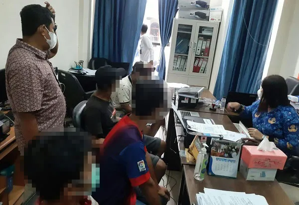 Empat Pengunjung Warnet Di P.Siantar Positif SS Saat GKN