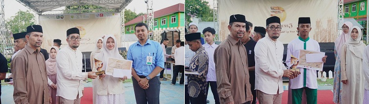 MTsS Tgk Chik Umar Diyan Dan MAS Ulumul Quran Raih Juara Umum Damasquss III DQA