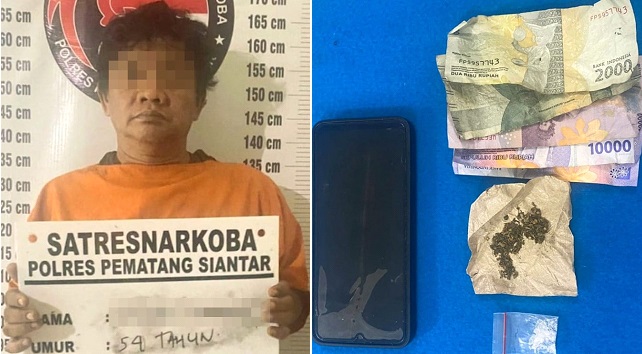 Miliki Sabu Dan Ganja, Polres P.Siantar Ringkus Residivis
