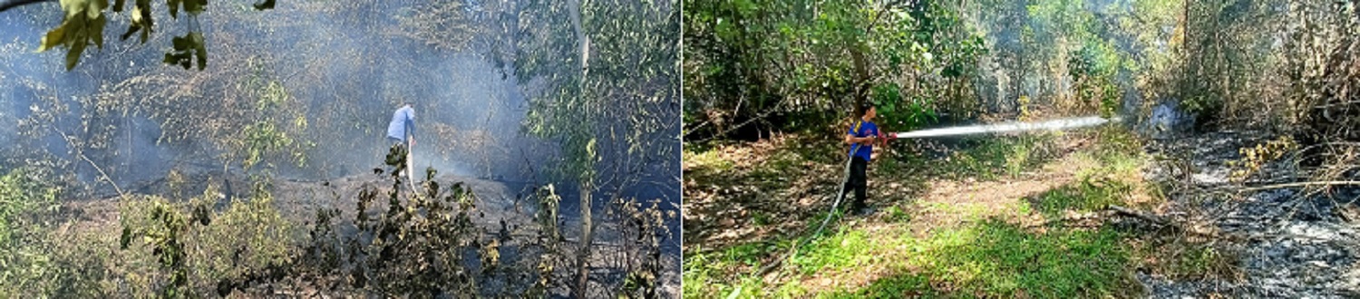 Lahan Ulayat Terbakar Di Lampuuk