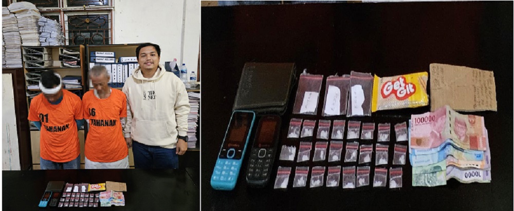 Operasi GKN Polres Simalungun Amankan Dua Tersangka Bersama 7.55 Gram Sabu