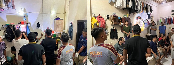 Lapas Labuhanruku Lakukan Razia, HP Dan Senjata Tajam Disita