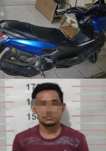 Polsek Besitang Amankan Pelaku Curanmor Asal Sigli