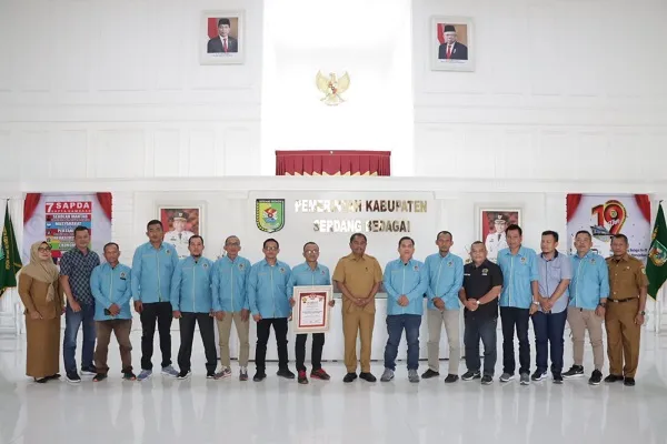 Bupati Darma Wijaya Apresiasi Kinerja PWI Sergai