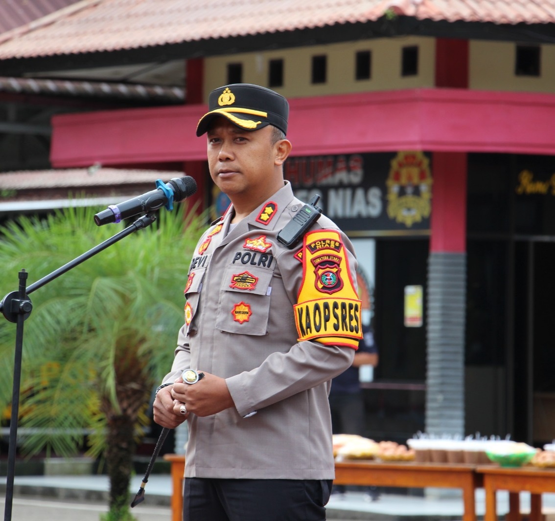 Kapolres Nias Ingatkan Personel Tidak Terlibat Penyalahgunaan Narkoba