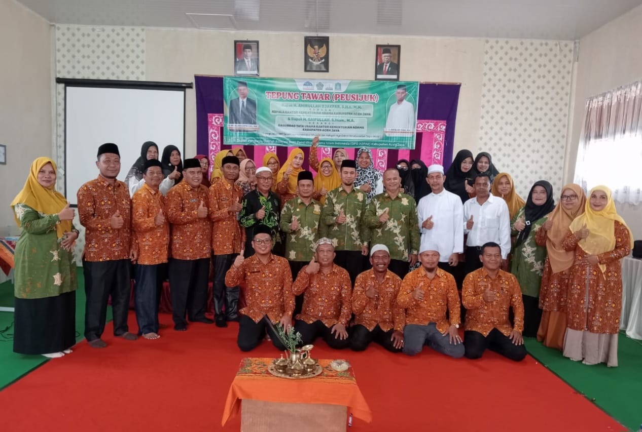 Kemenag Aceh Jaya Dan AGPAII Sinergi Untuk Kemajuan Pendidikan Agama Islam