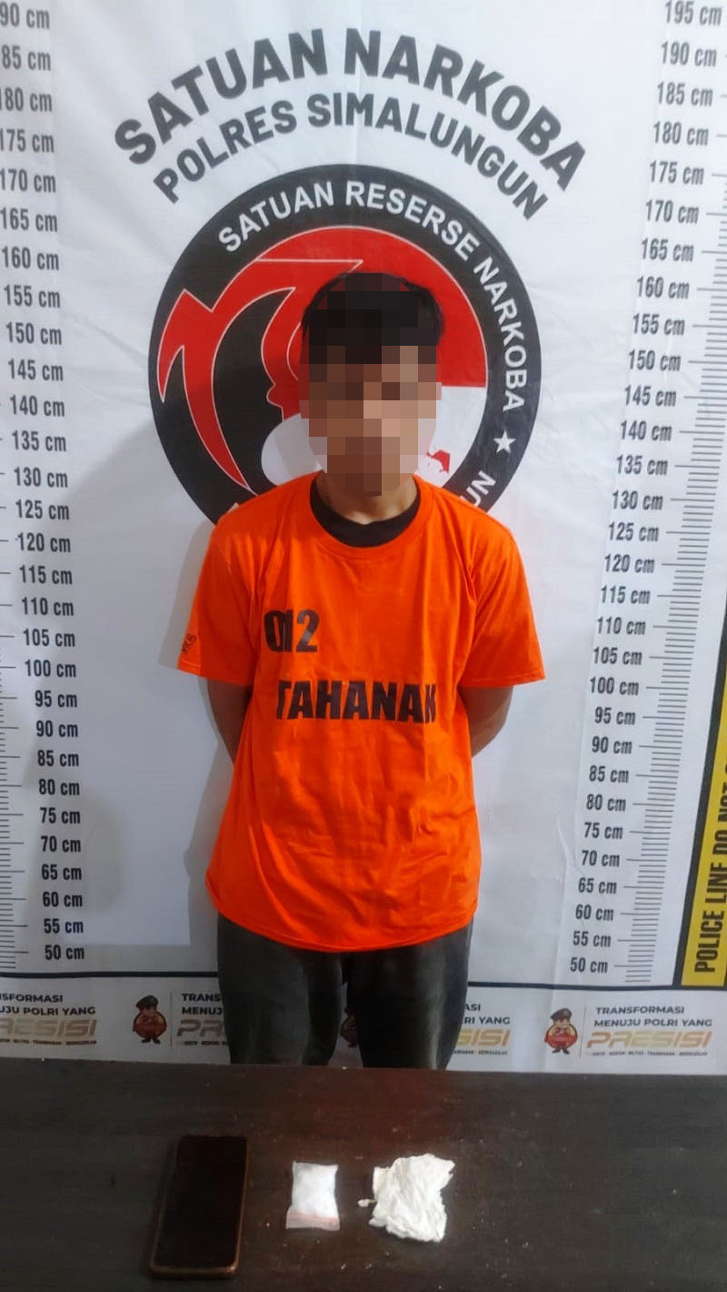 Miliki Sabu 20,28 Gram, Bangun Ditangkap Polres Simalungun