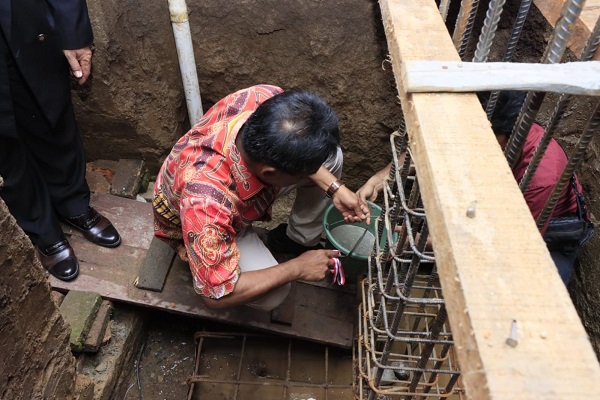 Wali Kota Binjai Letakkan Batu Pertama Pembangunan Gereja HKBP