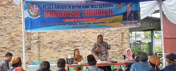 Ketua Fraksi NasDem DS Serap Aspirasi Warga