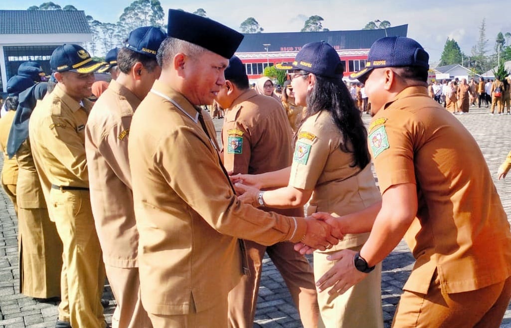 Pasca Cuti Bersama, ASN Pemkab Simalungun Laksanakan Apel Gabungan