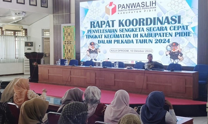 Panwaslih Pidie Segera Keluarkan Mandat Panwascam Selesaikan Sengketa Cepat