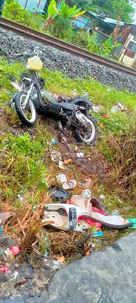 Kereta Api Seruduk Sepeda Motor, 1 Tewas