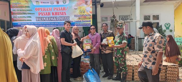 Pemkab Aceh Besar Kembali Gelar Operasi Pasar Di 4 Kecamatan