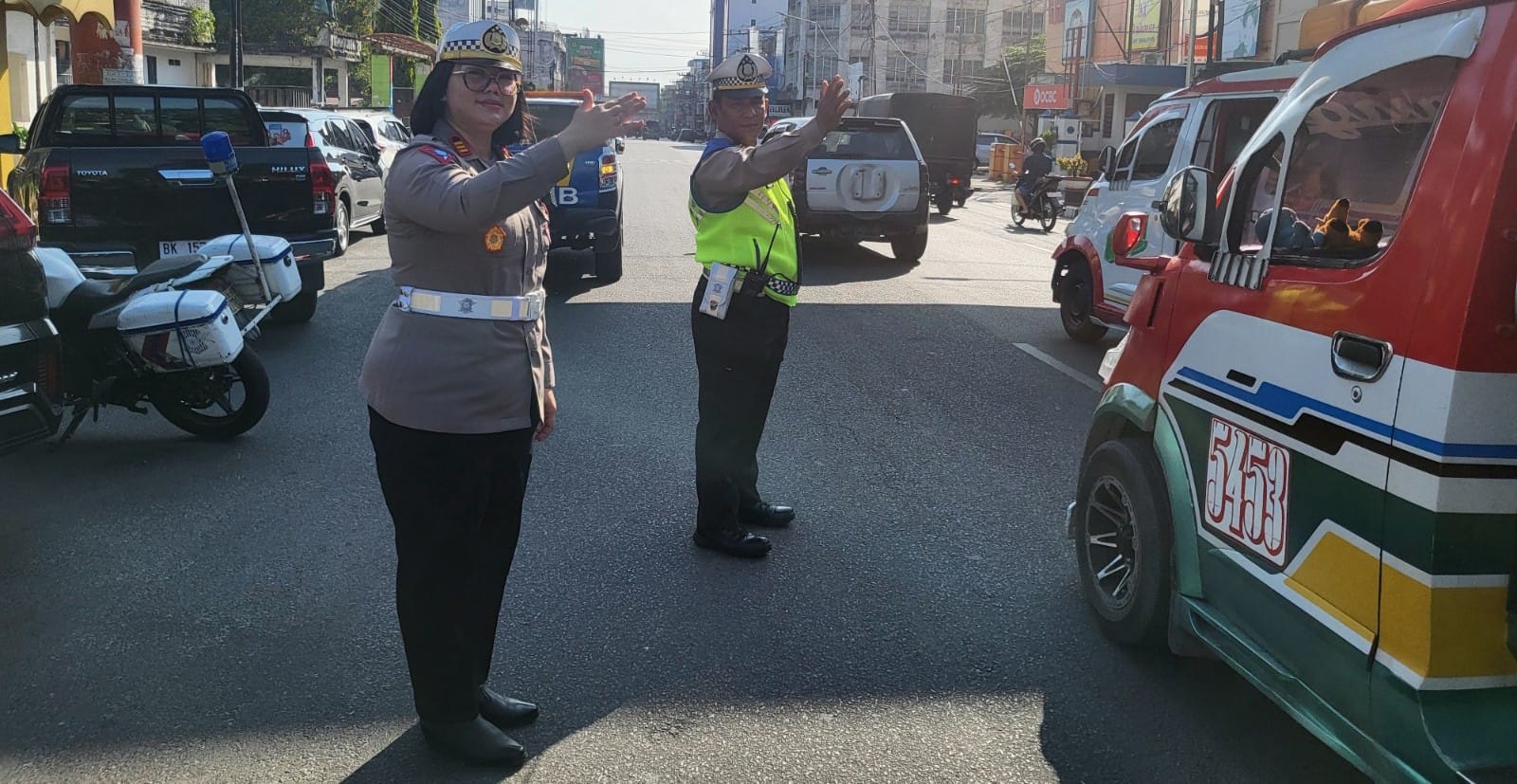 6 Hari Ops Keselamatan Toba, Polres P.Siantar Tindak 85 Kenderaan