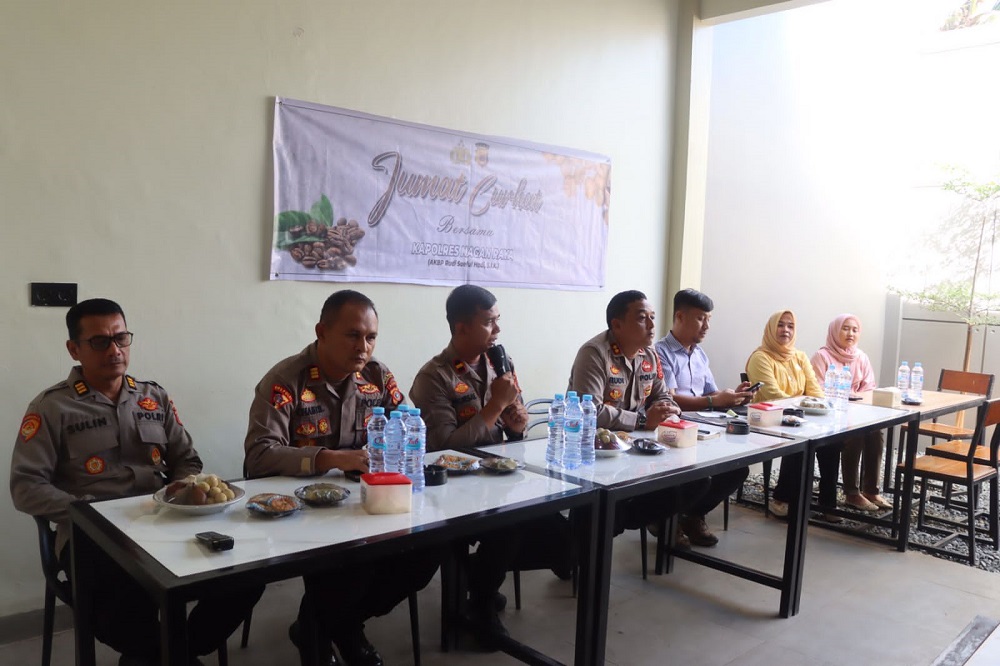 Tingkatkan Sinergi Untuk Keamanan, Polres Jumat Curhat Bersama BUMN
