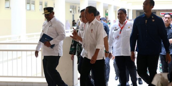 Presiden Jokowi Tinjau RSUDZA