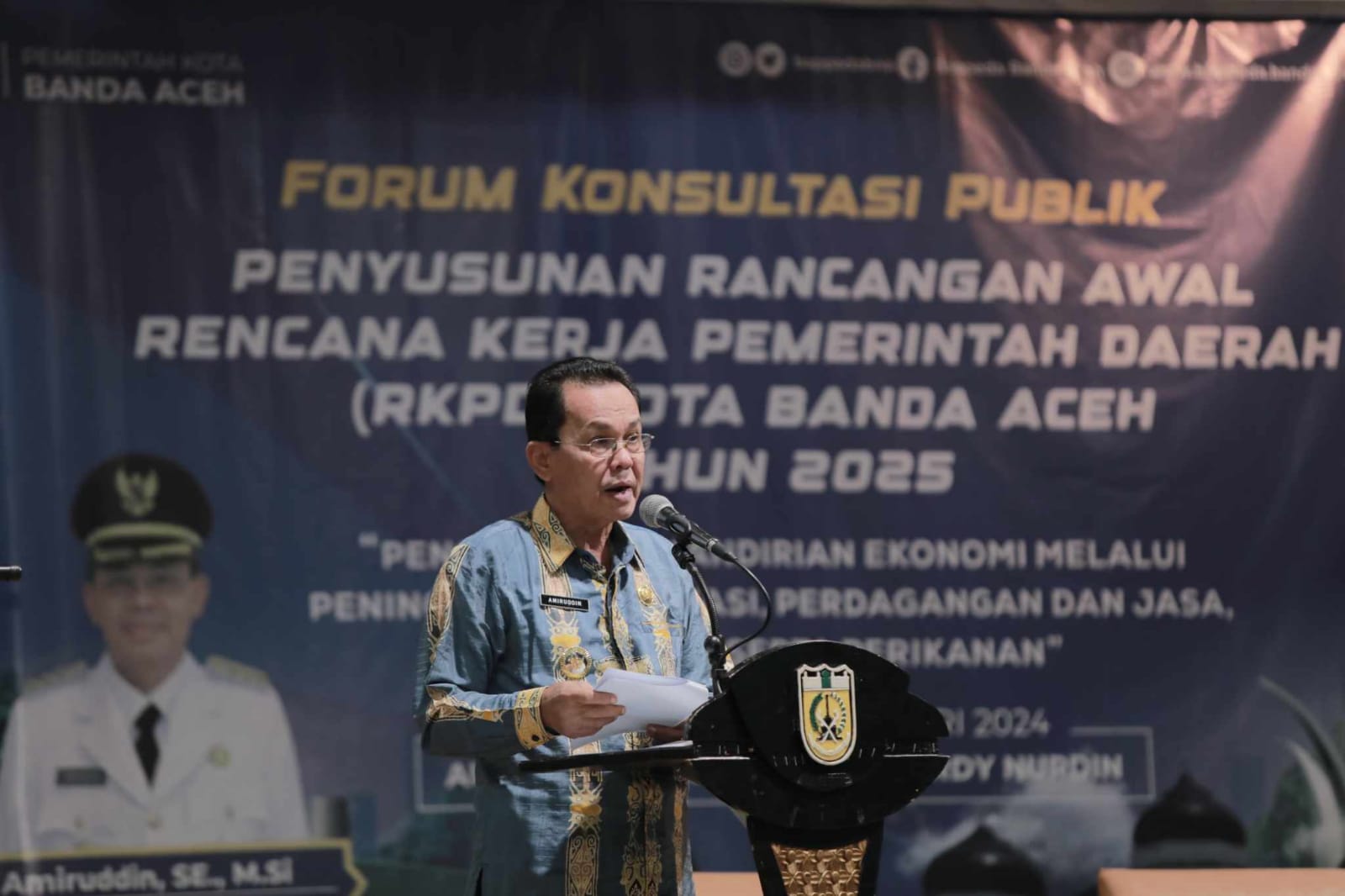 Pj Wali Kota Banda Aceh Harap Masukan Semua Pihak