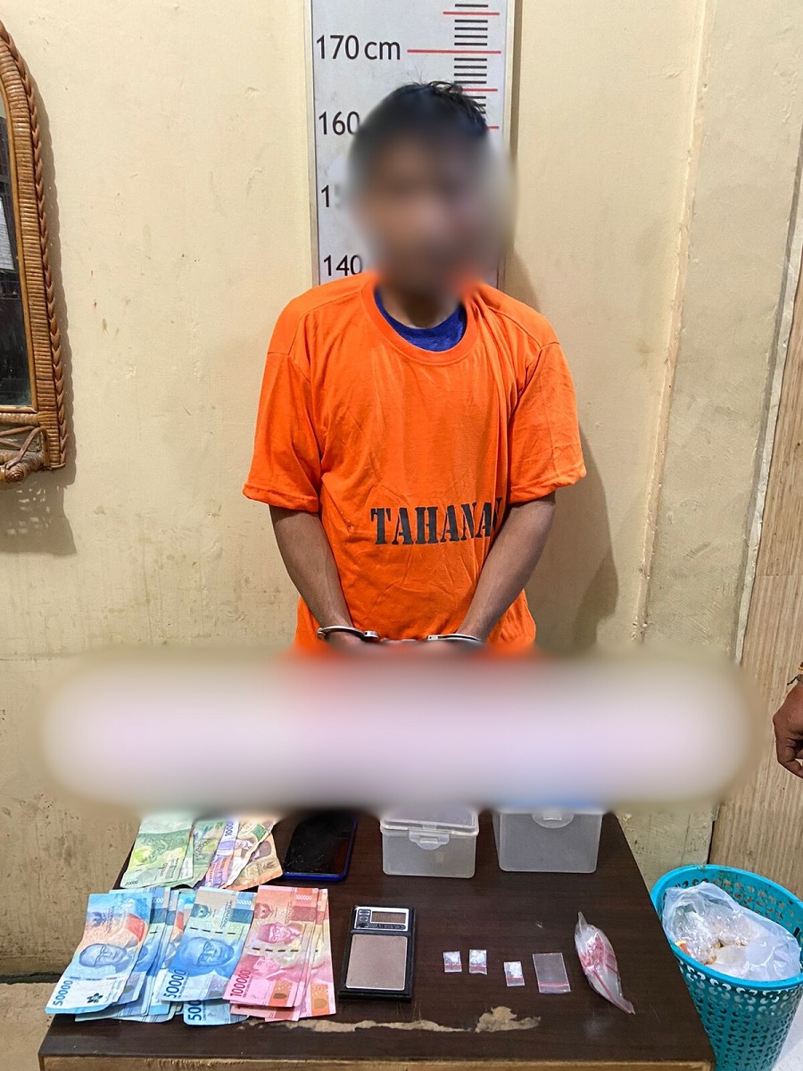 Polres Langkat Tangkap Pelaku Penyalahgunaan Narkotika Jenis Sabu
