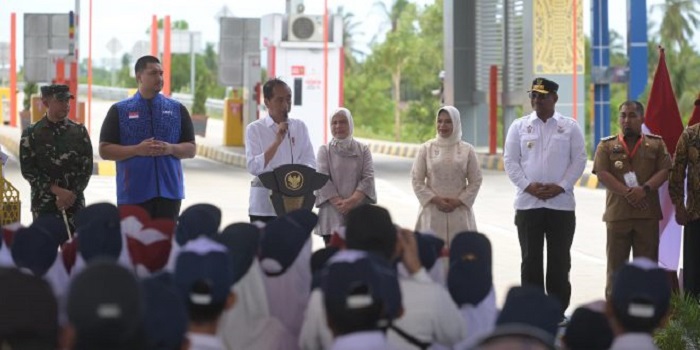 Presiden Resmikan Empat Ruas Jalan Tol Sigli-Banda Aceh