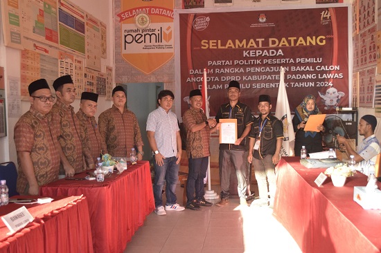 KPU Palas: Dua Parpol Tidak Mengajukan Daftar Bacaleg