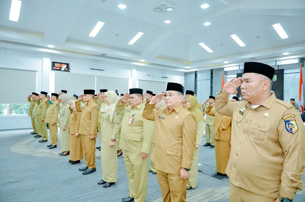 39 Pejabat Eselon II, III Dan IV Pemkab Batubara Dilantik