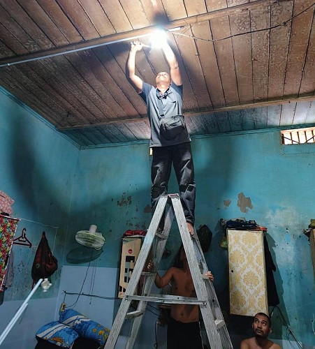 Lapas Langsa Perbarui Aliran Listrik Blok Dan Kamar WBP