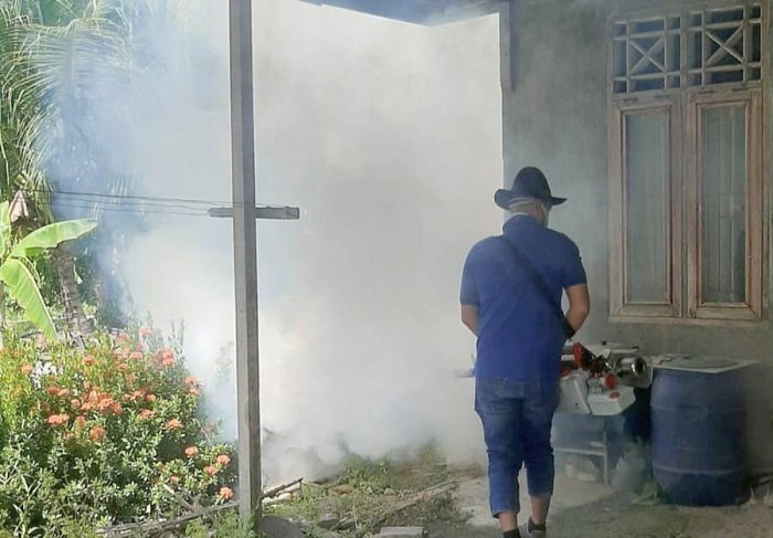 Rumah Warga Seuriget Difogging