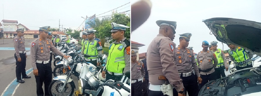 Operasi Patuh Seulawah 2024, Kasat Lantas Periksa Kendaraan Dinas