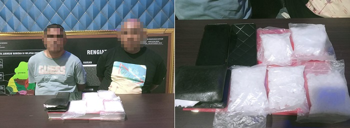 Diduga Pengedar Sabu Polres Aceh Barat Amankan Dua Warga Bireuen
