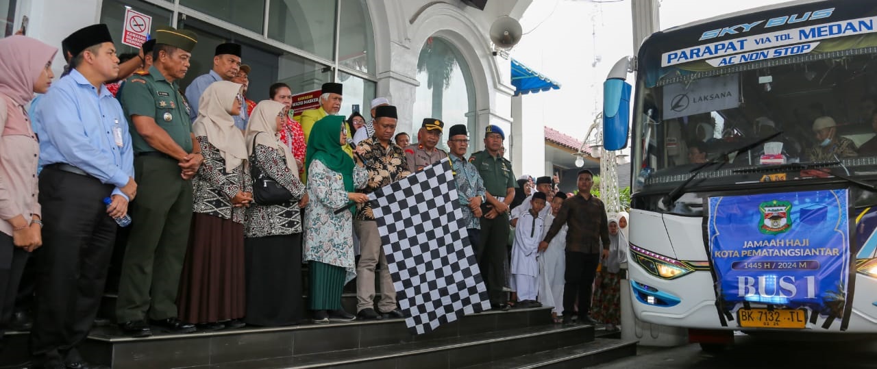 Wali Kota Lepas Keberangkatan 198 Calhaj P.Siantar
