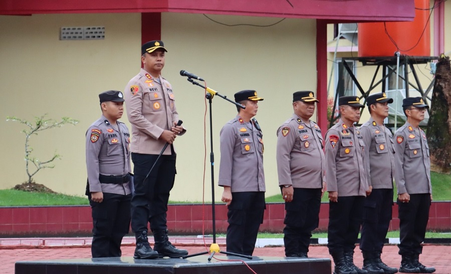 Kapolres Nias Jabarkan Commander Wish Kapolda Sumut Kepada Personel