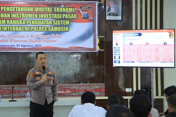 Polres Samosir Gelar Peningkatan Pengetahuan Digital Ekonomi