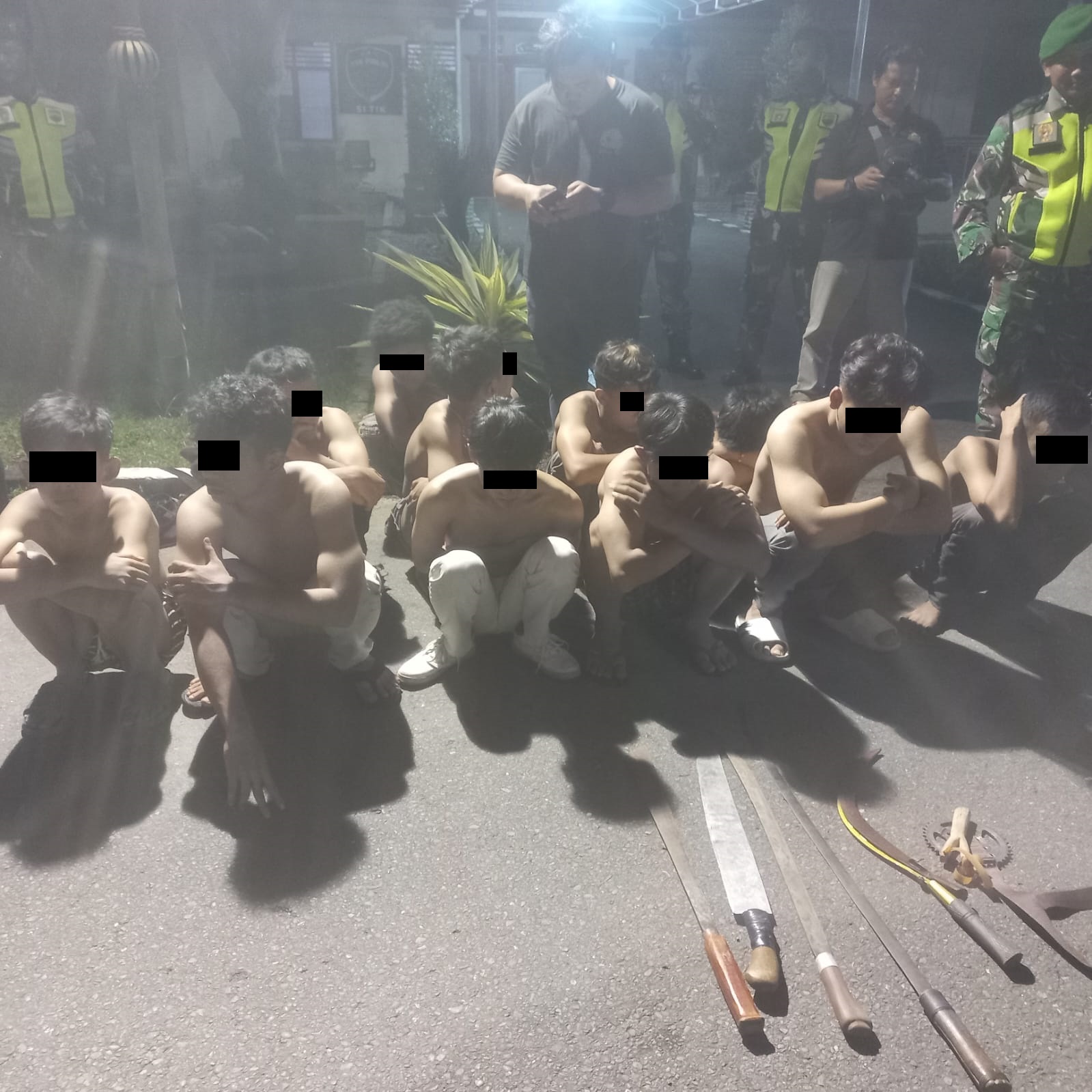15 Gemot Diamankan Dalam Razia Gabungan Di Binjai