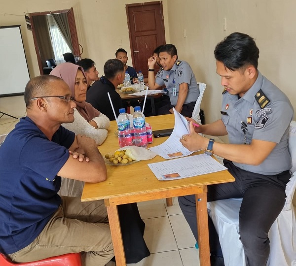 Wujudkan Hak Integrasi WBP, Bapas Banda Aceh Ambil Data Linmas