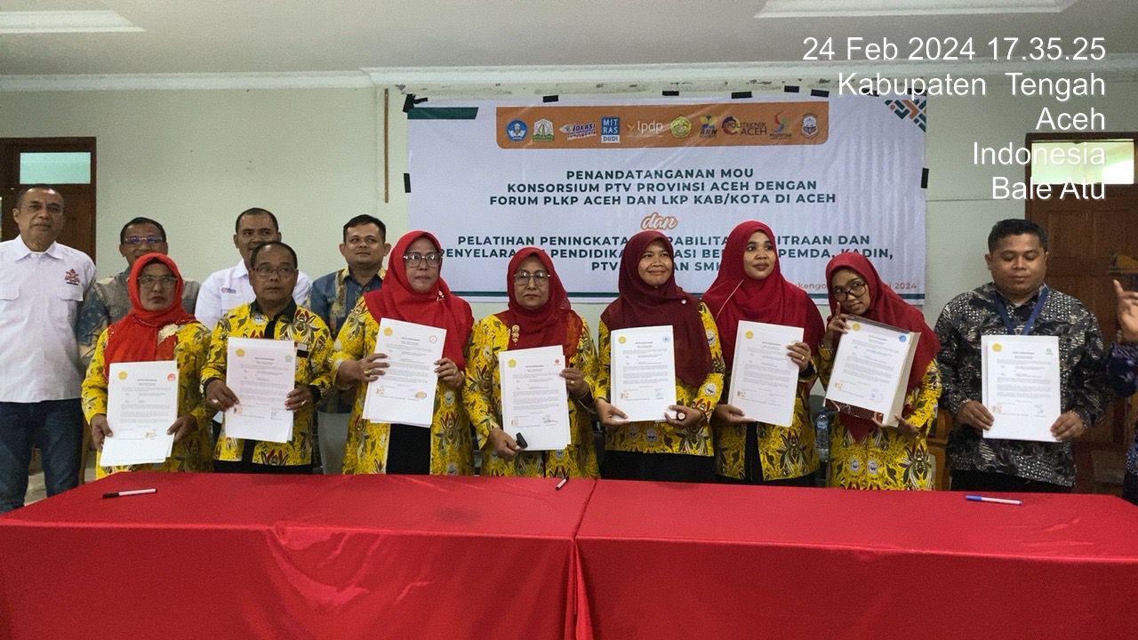 PTV, LKP, Dan DUDI Perkuat Ekosistem Kemitraan Vokasi Aceh