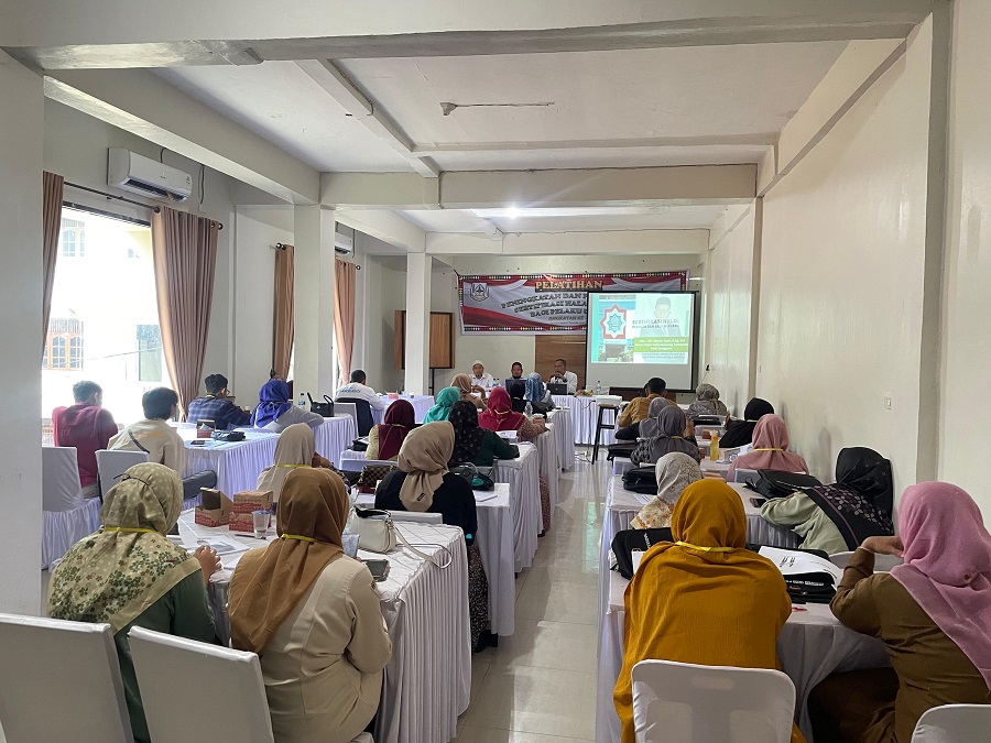 Diskoptran Agara Gelar Pelatihan Sertifikasi Halal