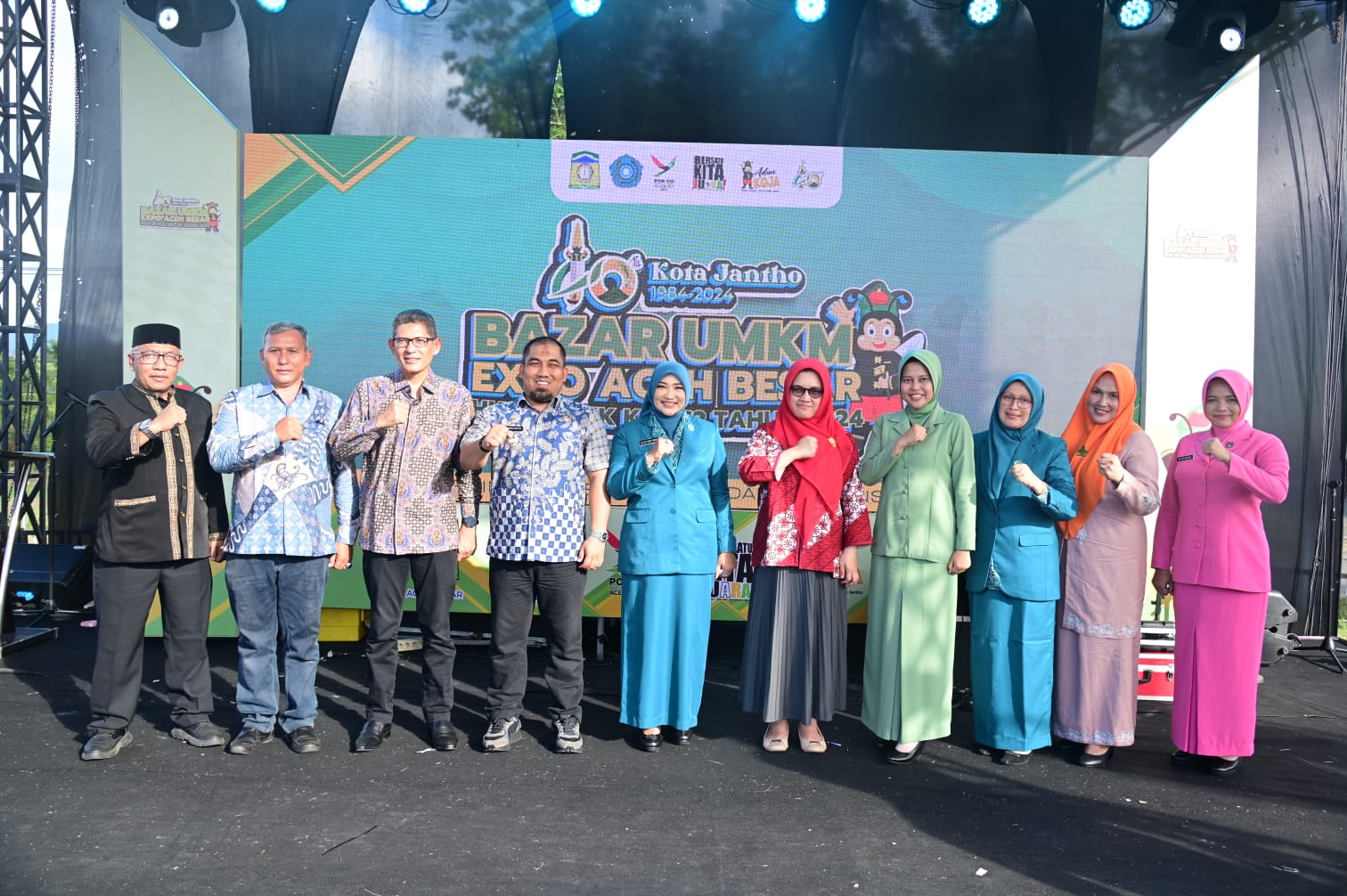 Pj Bupati Buka Ceremony Bazar UMKM Expo Aceh Besar